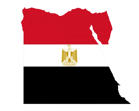 egypt map flag