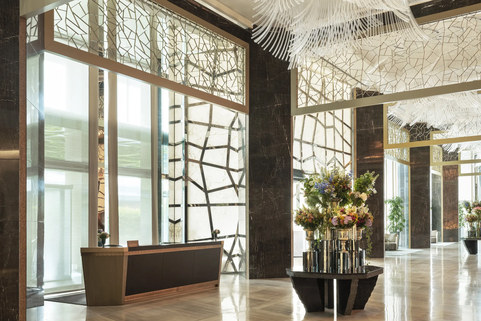 Concierge Desk Horizontal at Raffles Istanbul