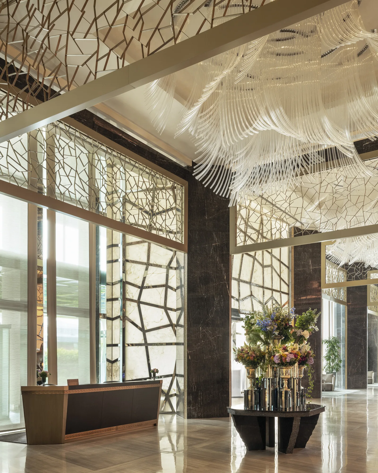 Concierge Desk Vertical at Raffles Istanbul