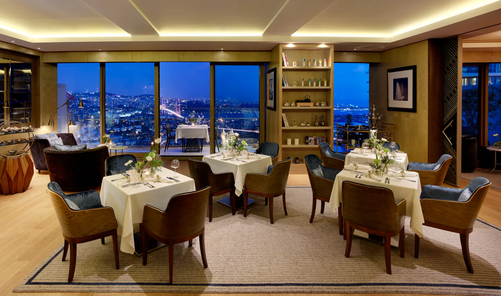 Bosphorus Lounge - Evening at Raffles Istanbul