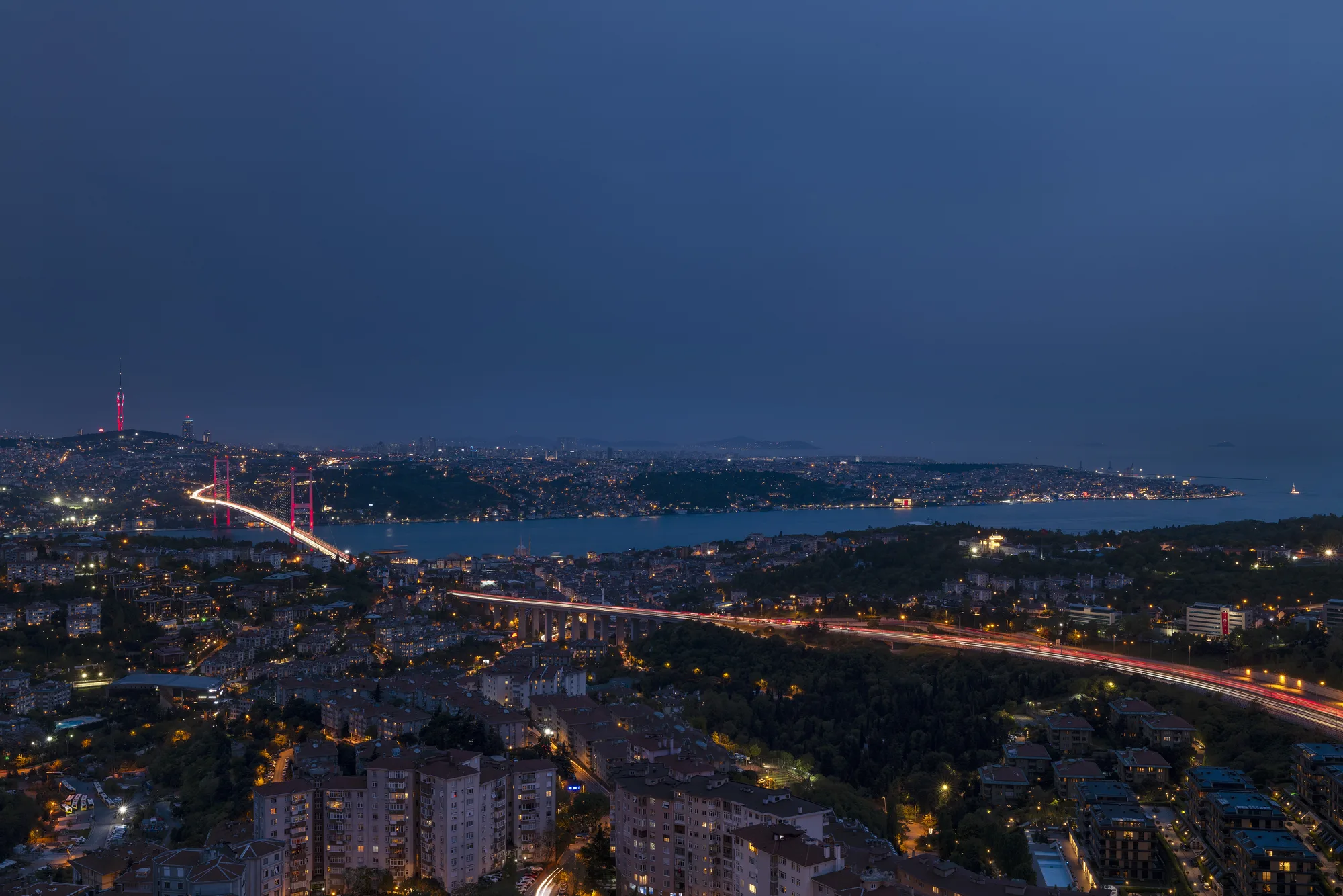 Bosphorus Sunset View at Raffles Istanbul