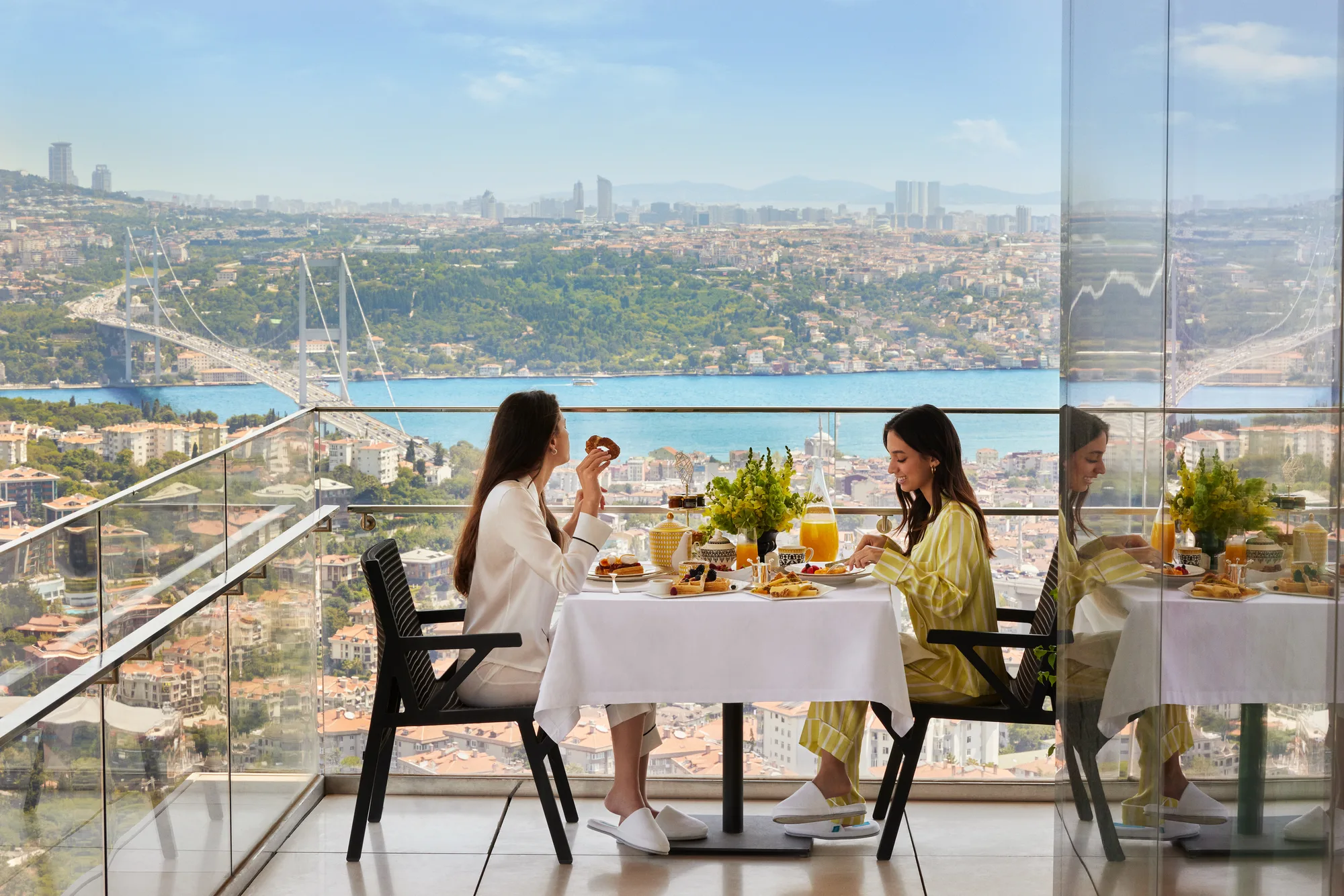 Breakfast on the Balcony-1 at Raffles Istanbul