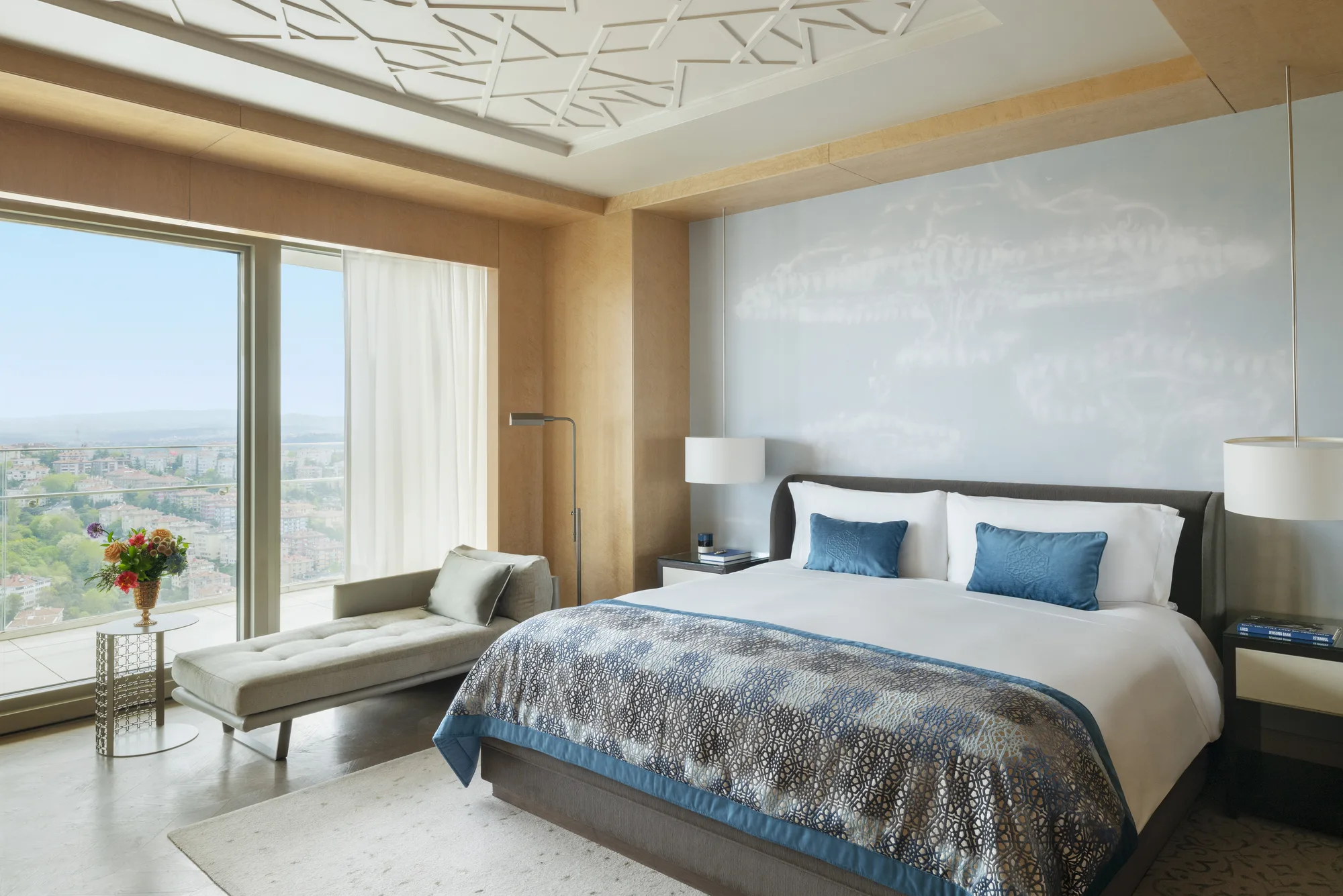 Premier Room Bedroom at Raffles Istanbul