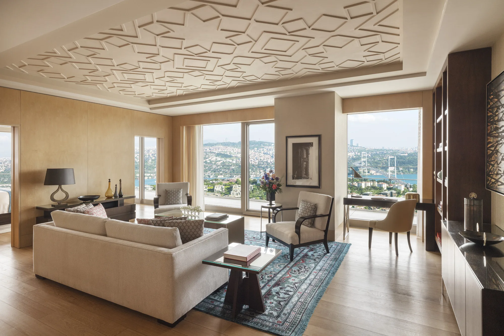 Bosphorus Suite Living Room at Raffles Istanbul