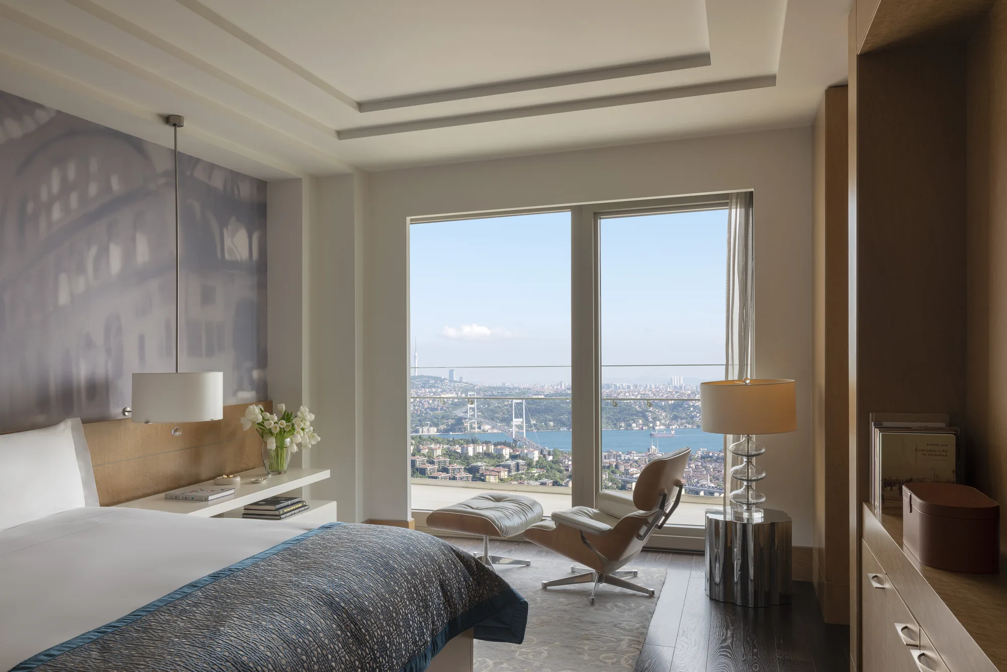 Continents Suite Bedroom at Raffles Istanbul
