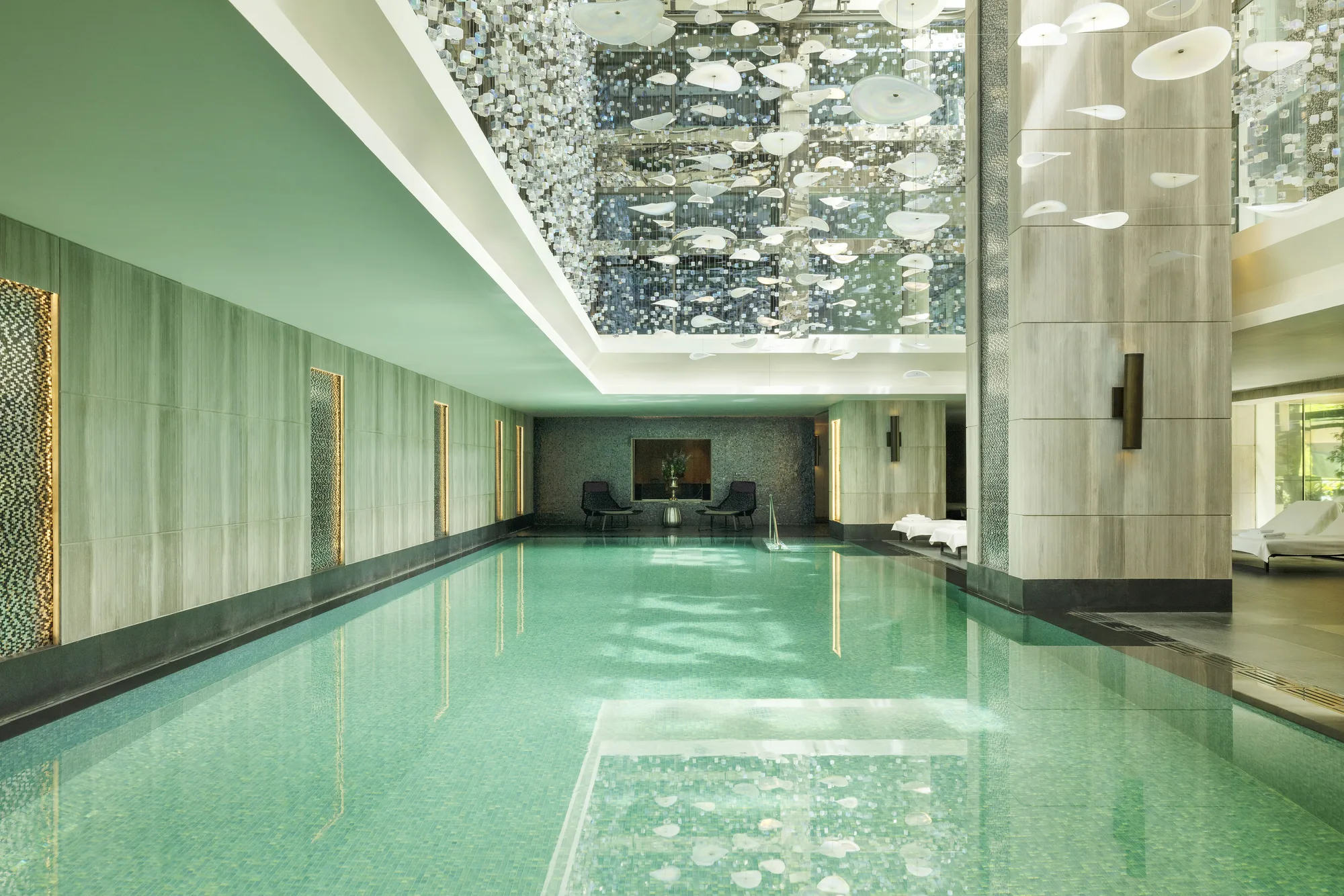Raffles SPA Indoor pool Horizontal at Raffles Istanbul