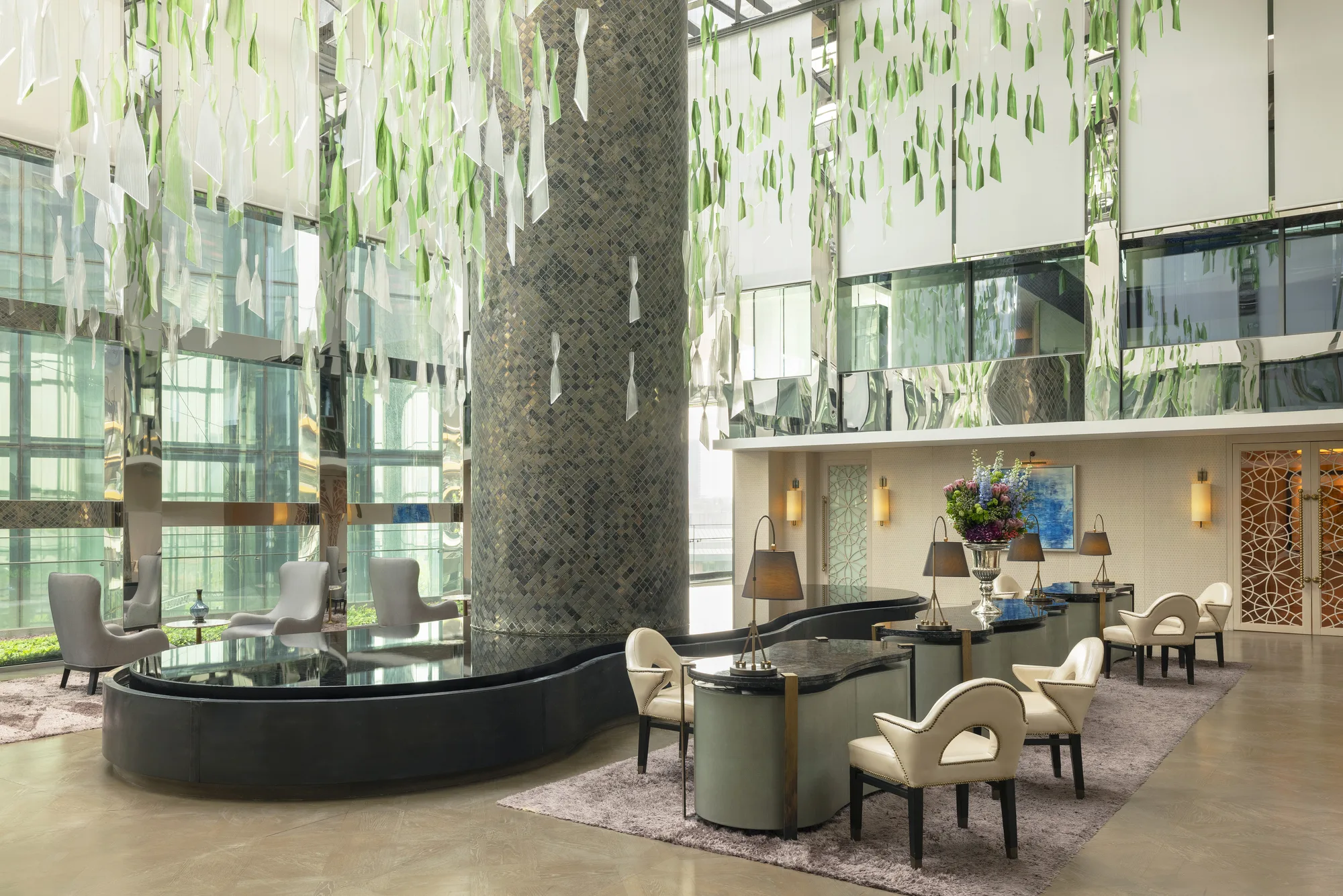 Raffles SPA Reception Horizontal at Raffles Istanbul