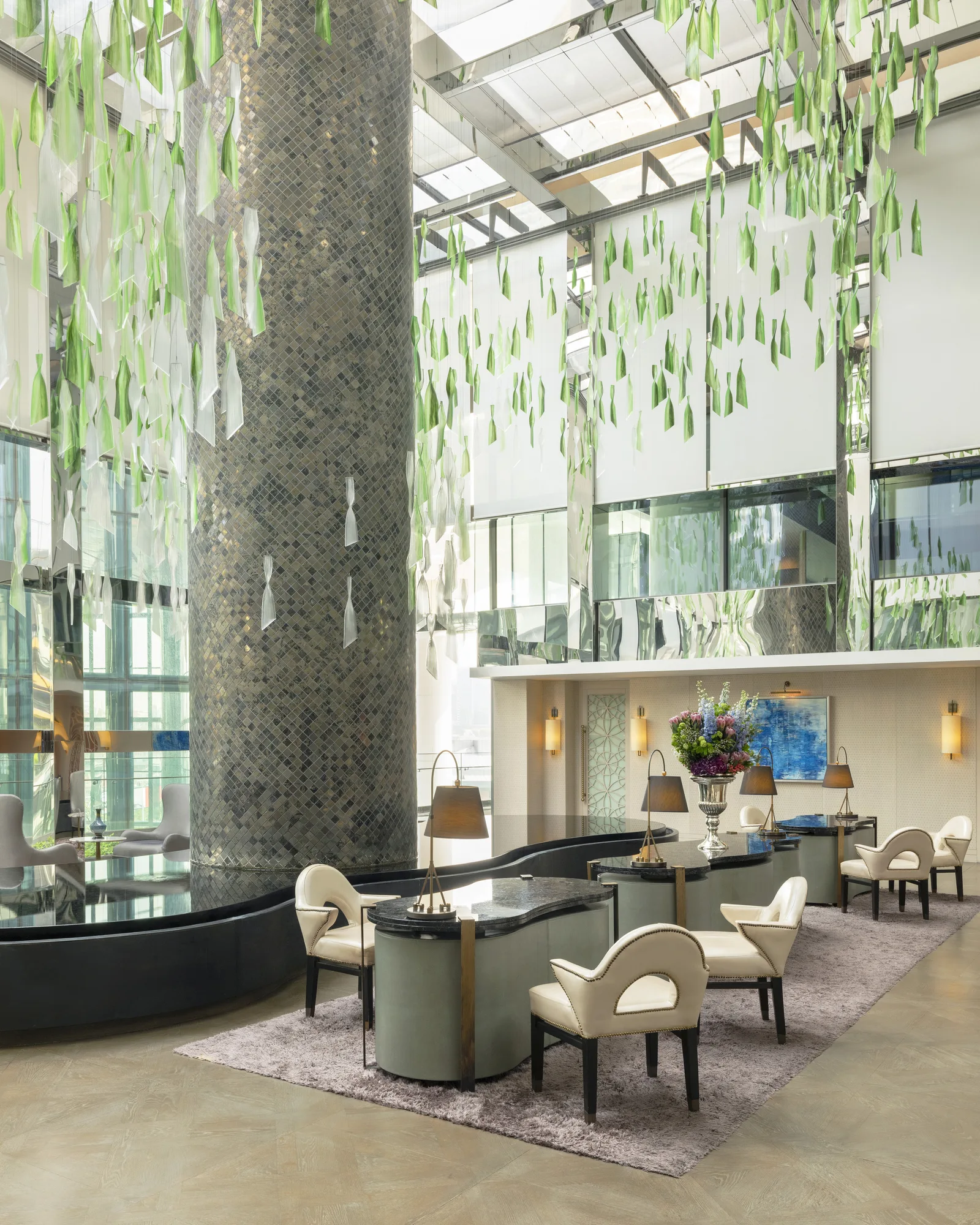 Raffles SPA Reception Vertical at Raffles Istanbul